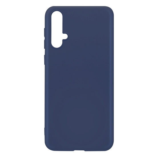 Husa Huawei Nova 5 Pro / Nova 5 Lemontti Silicon Silky Albastru Inchis thumb