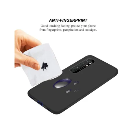 Husa Huawei P Smart 2021 Lemontti Silicon Silky Negru