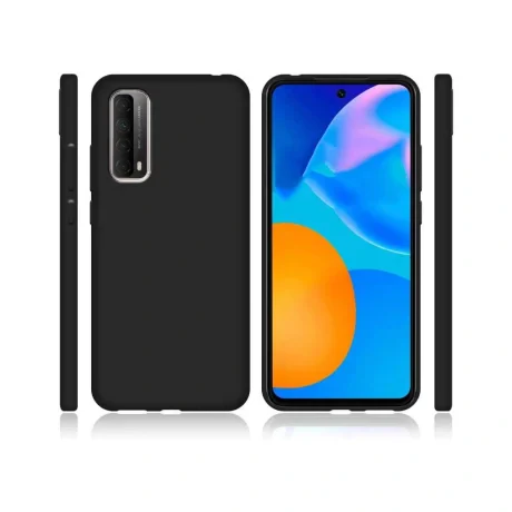 Husa Huawei P Smart 2021 Lemontti Silicon Silky Negru
