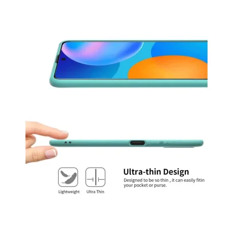 Husa Huawei P Smart 2021 Lemontti Silicon Silky Rosu