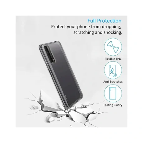 Husa Huawei P Smart 2021 Lemontti Silicon Transparent