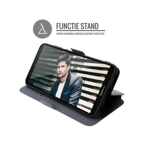 Husa Huawei P Smart Lemontti Book Elegant Navy
