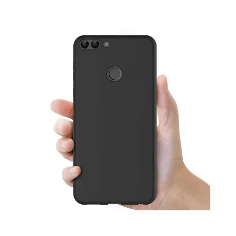 Husa Huawei P Smart Lemontti Silicon Silky Negru