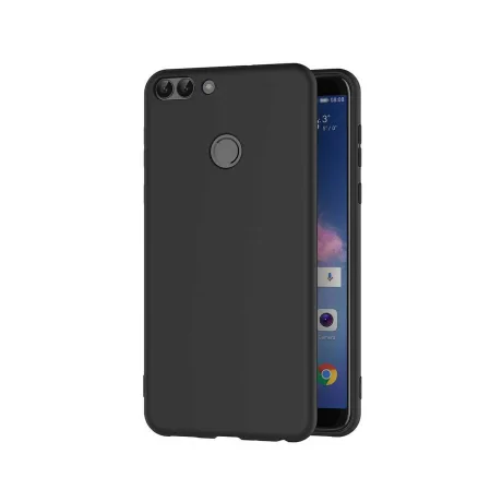 Husa Huawei P Smart Lemontti Silicon Silky Negru
