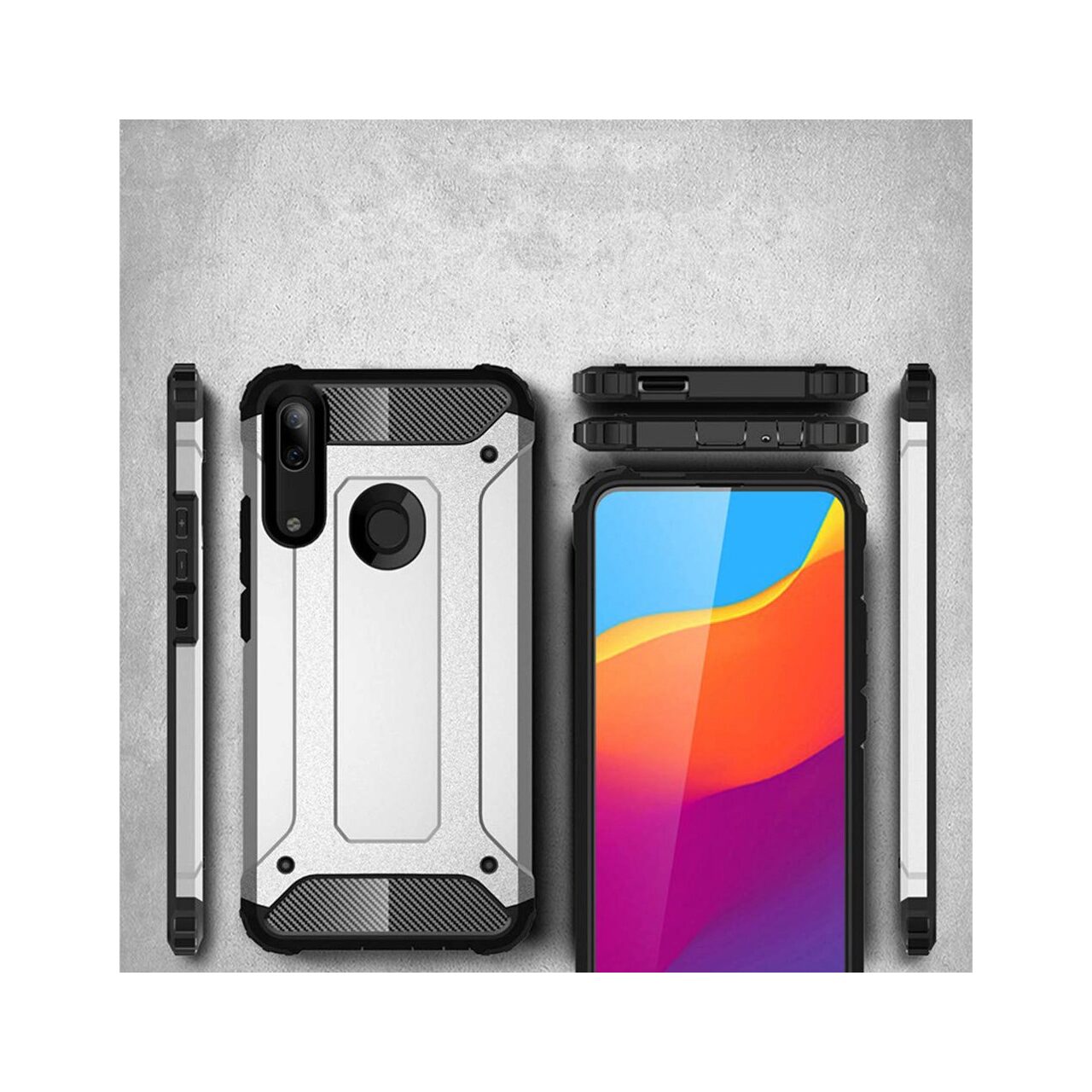 Husa Huawei P Smart Z Lemontti Hybrid Armor Negru thumb