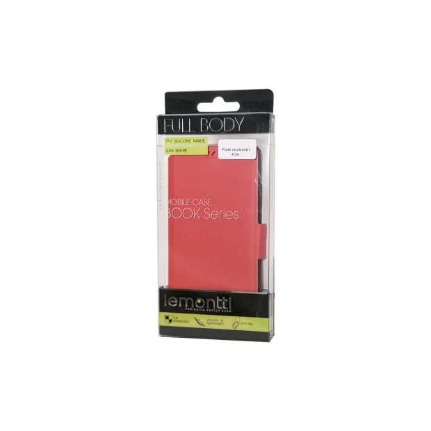 Husa Huawei P20 Lemontti Book Elegant Rosu
