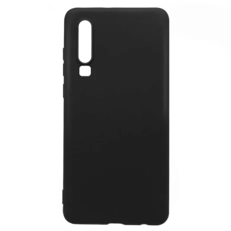 Husa Huawei P30 Lemontti Silicon Silky Negru