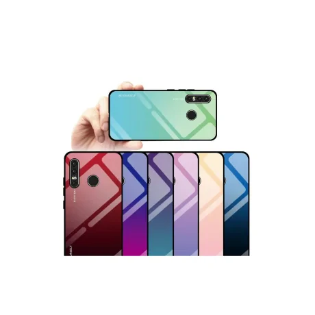 Husa Huawei P30 Lite Lemontti Gradient Glass Bleumarin