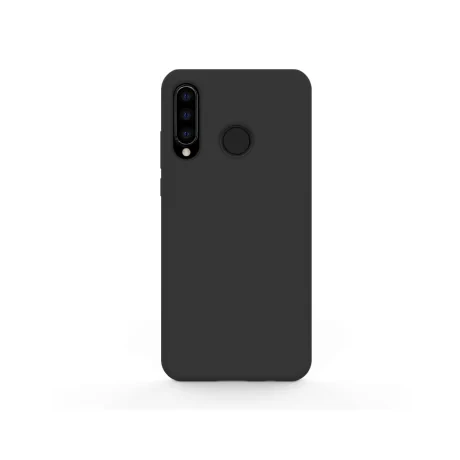 Husa Huawei P30 Lite Lemontti Liquid Silicon Black