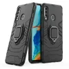 Husa Huawei P30 Lite Lemontti Ring Armor Kickstand Negru