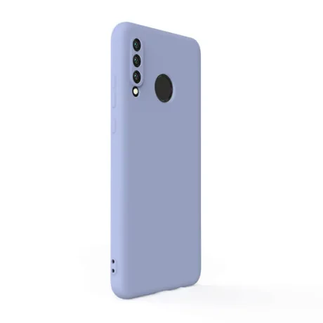 Husa Huawei P30 Lite Lemontti Silicon Soft Slim Lavender Gray