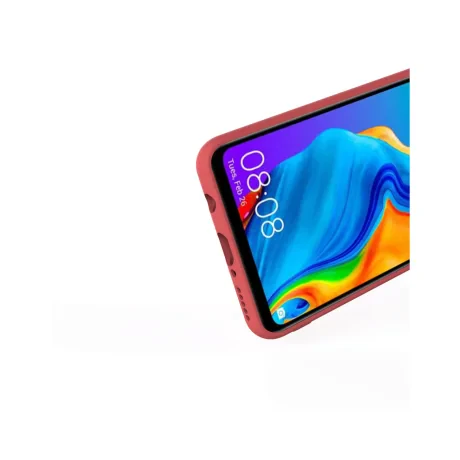 Husa Huawei P30 Lite Lemontti Silicon Soft Slim Santa Red