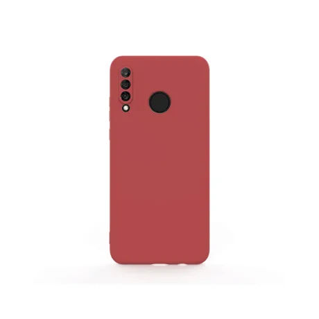 Husa Huawei P30 Lite Lemontti Silicon Soft Slim Santa Red