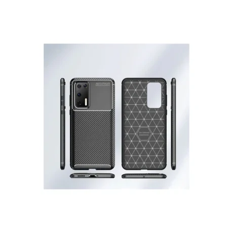 Husa Huawei P40 Lemontti Carbon Fiber Black