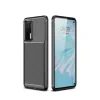 Husa Huawei P40 Lemontti Carbon Fiber Black