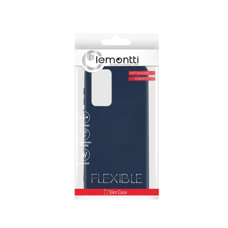 Husa Huawei P40 Lemontti Silicon Silky Albastru Inchis