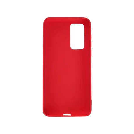 Husa Huawei P40 Lemontti Silicon Silky Rosu