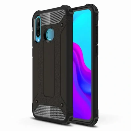 Husa Huawei P40 Lite E / Y7P Lemontti Hybrid Armor Negru