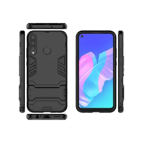 Husa Huawei P40 Lite E / Y7P Lemontti Shockproof Case Black