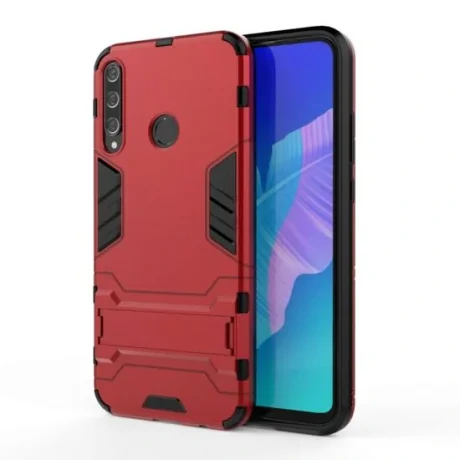 Husa Huawei P40 Lite E / Y7P Lemontti Shockproof Case Red
