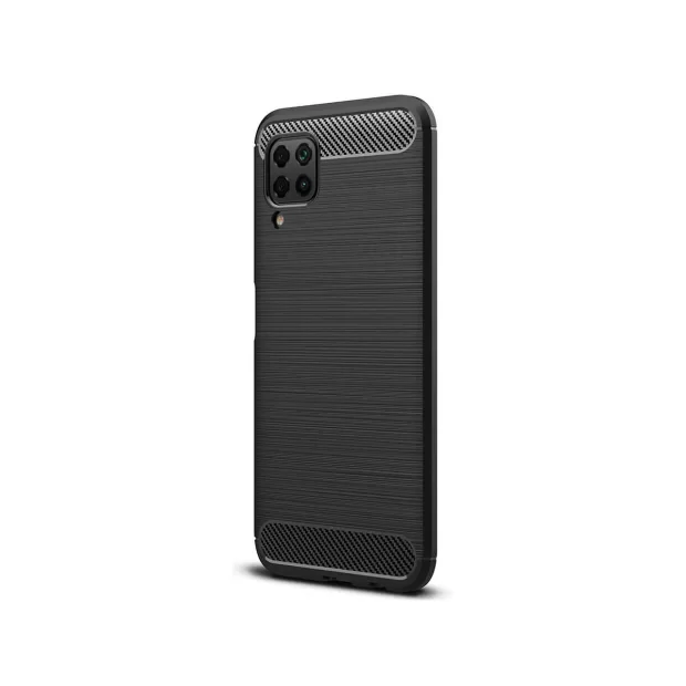 Husa Huawei P40 Lite Lemontti Carbon Case Flexible Negru