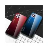 Husa Huawei P40 Lite Lemontti Gradient Glass Negru-Albastru
