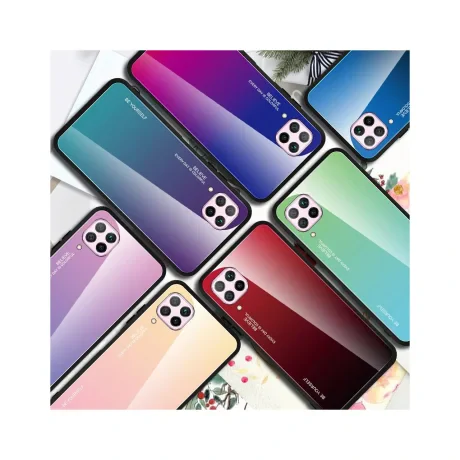 Husa Huawei P40 Lite Lemontti Gradient Glass Roz