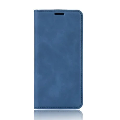Husa Huawei P40 Lite Lemontti Leather Case Magnetic Dark Blue