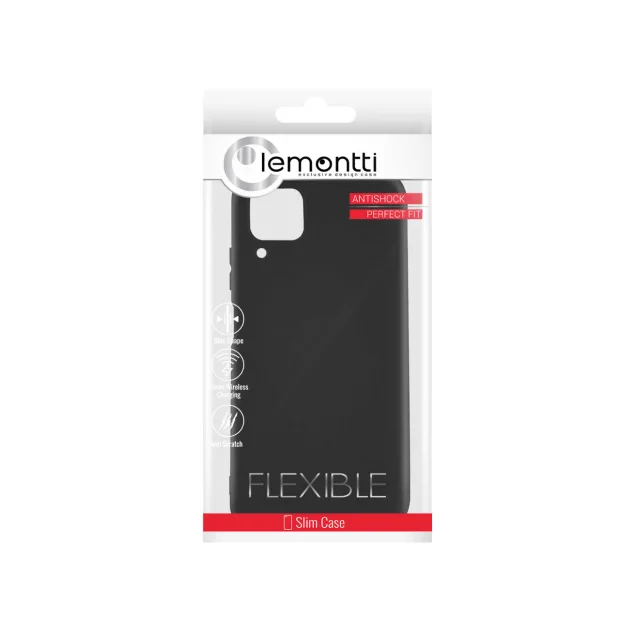 Husa Huawei P40 Lite Lemontti Silicon Silky Negru