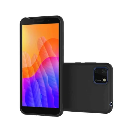 Husa Huawei Y5P Lemontti Silicon Silky Negru