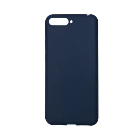 Husa Huawei Y6 2018 Lemontti Silicon Silky Albastru Inchis