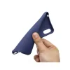 Husa Huawei Y6 2019 Lemontti Silicon Silky Albastru Inchis
