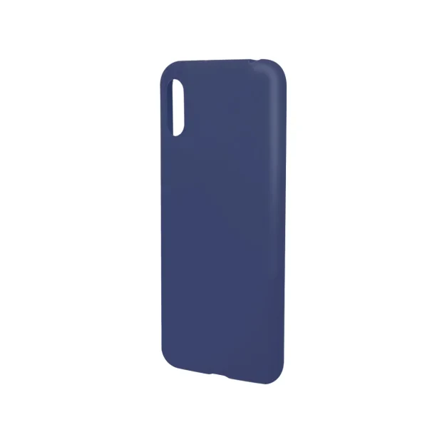 Husa Huawei Y6 2019 Lemontti Silicon Silky Albastru Inchis
