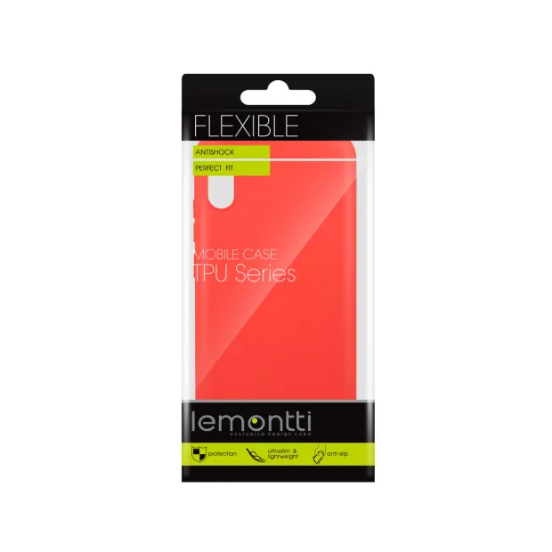 Husa Huawei Y6 2019 Lemontti Silicon Silky Rosu