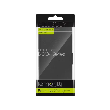Husa Huawei Y7 2019 Lemontti Book Elegant Negru