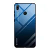 Husa Huawei Y7 2019 Lemontti Gradient Color Glass Blue