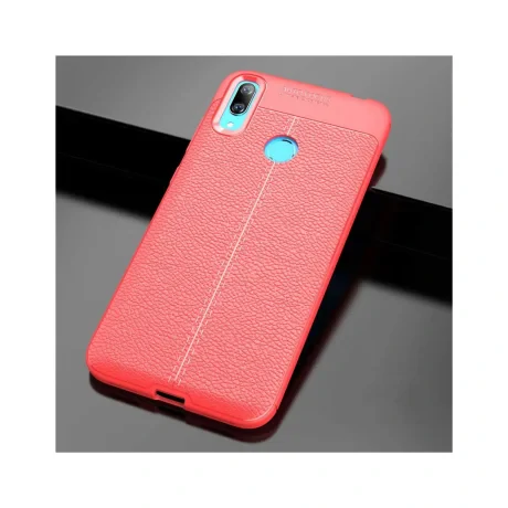 Husa Huawei Y7 2019 Lemontti Litchi Red