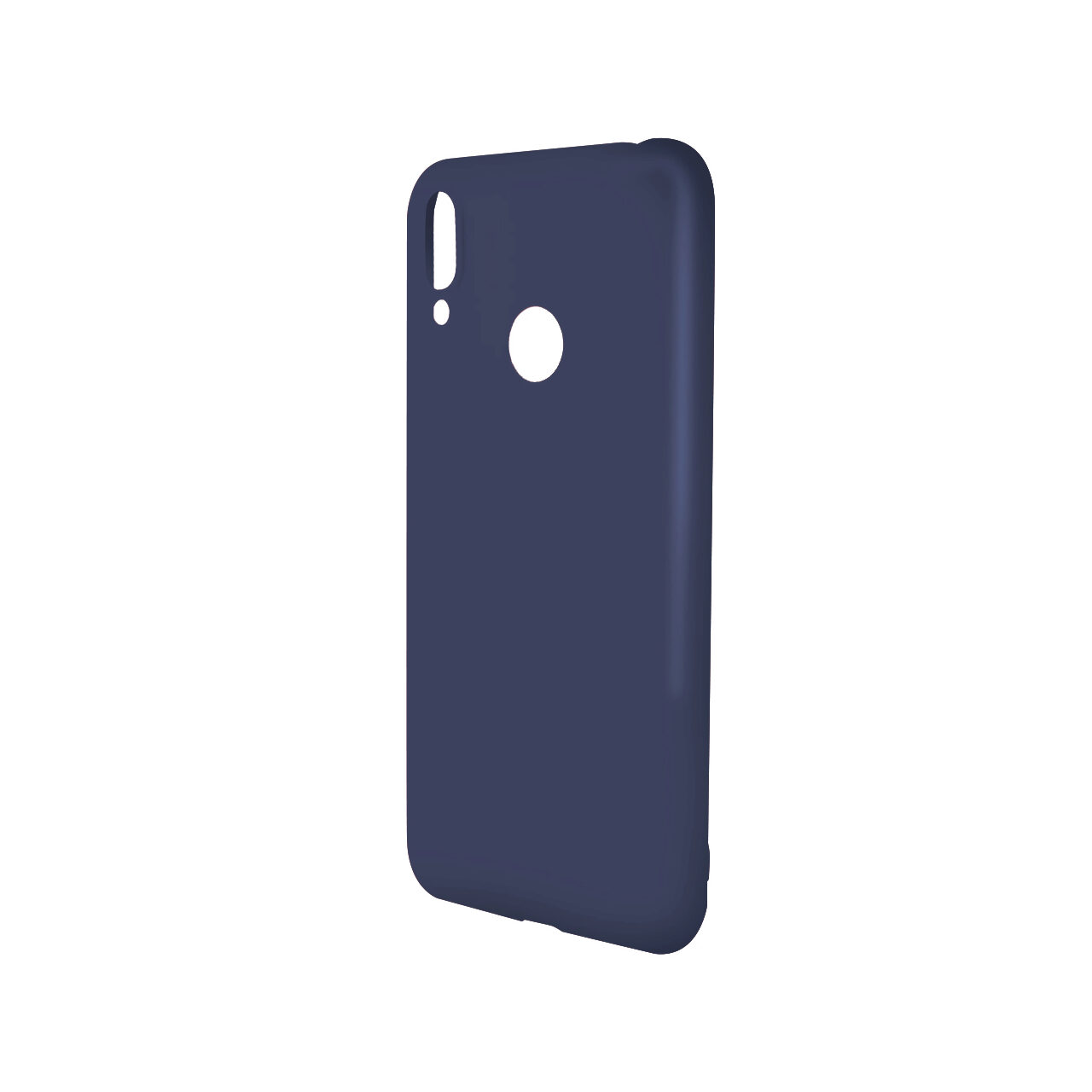 Husa Huawei Y7 2019 Lemontti Silicon Silky Albastru Inchis thumb
