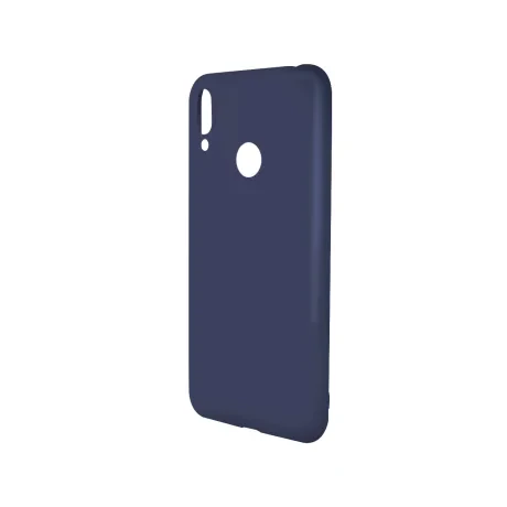 Husa Huawei Y7 2019 Lemontti Silicon Silky Albastru Inchis