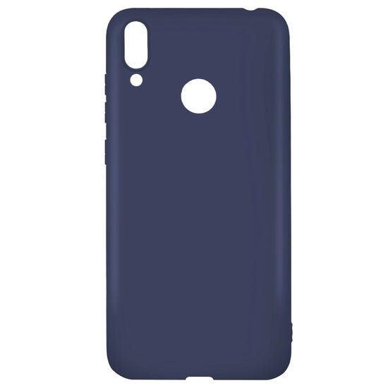 Husa Huawei Y7 2019 Lemontti Silicon Silky Albastru Inchis thumb