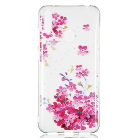 Husa Huawei Y7 Pro 2019 Lemontti Pattern Highly Red Plum Blossom