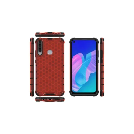 Husa Huawei Y7P Lemontti Honeycomb Red