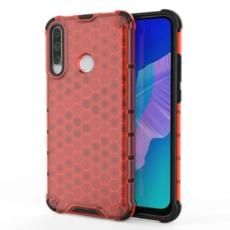 Husa Huawei Y7P Lemontti Honeycomb Red