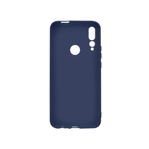Husa Huawei Y9 Prime 2019 Lemontti Silicon Silky Albastru Inchis