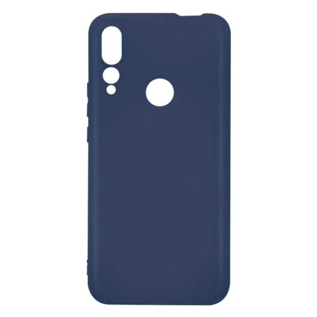 Husa Huawei Y9 Prime 2019 Lemontti Silicon Silky Albastru Inchis
