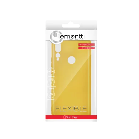Husa Huawei Y9 Prime 2019 Lemontti Silicon Silky Galben