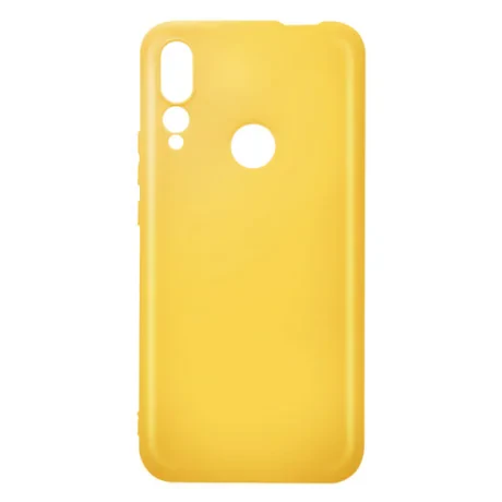 Husa Huawei Y9 Prime 2019 Lemontti Silicon Silky Galben