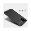 Husa iPhone 11 Lemontti Carbon Negru