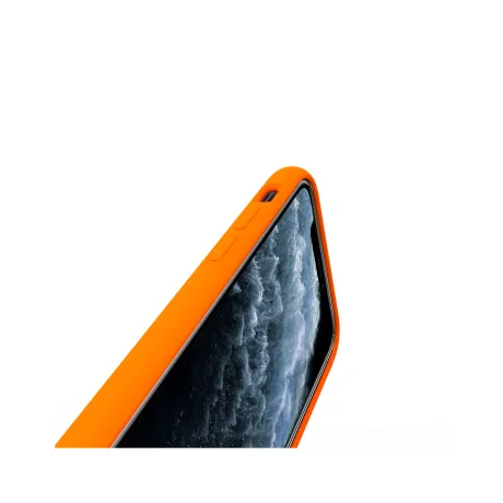 Husa iPhone 11 Lemontti Liquid Silicon Orange