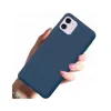 Husa iPhone 11 Lemontti Solid Silicone Albastru